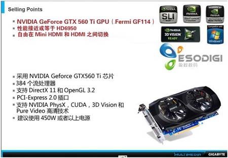Gigabyte GeForce GTX 560 Ti (GV-N560OC-1GI)